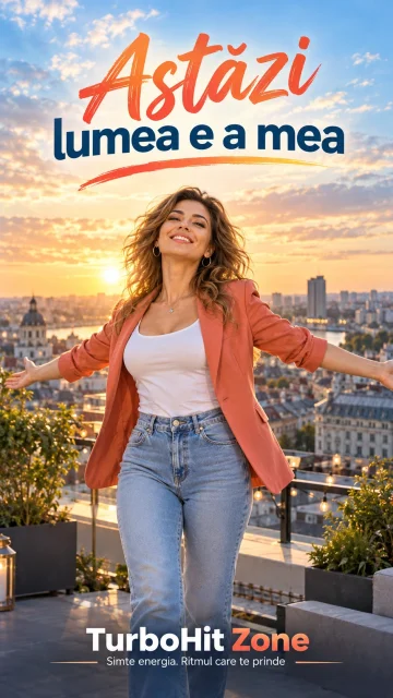 Astăzi lumea e a mea | Melodie energică românească | TurboHit Zone