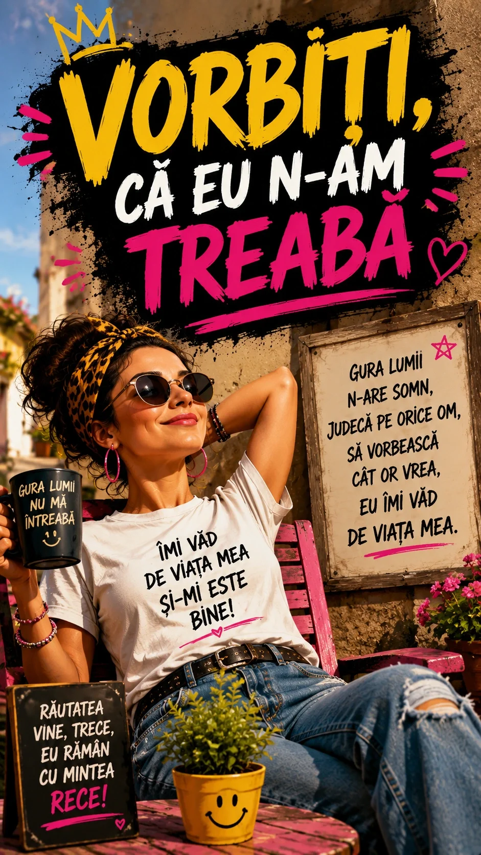 Vorbiți, că eu n-am treabă – melodie satirică despre gura lumii și răutate