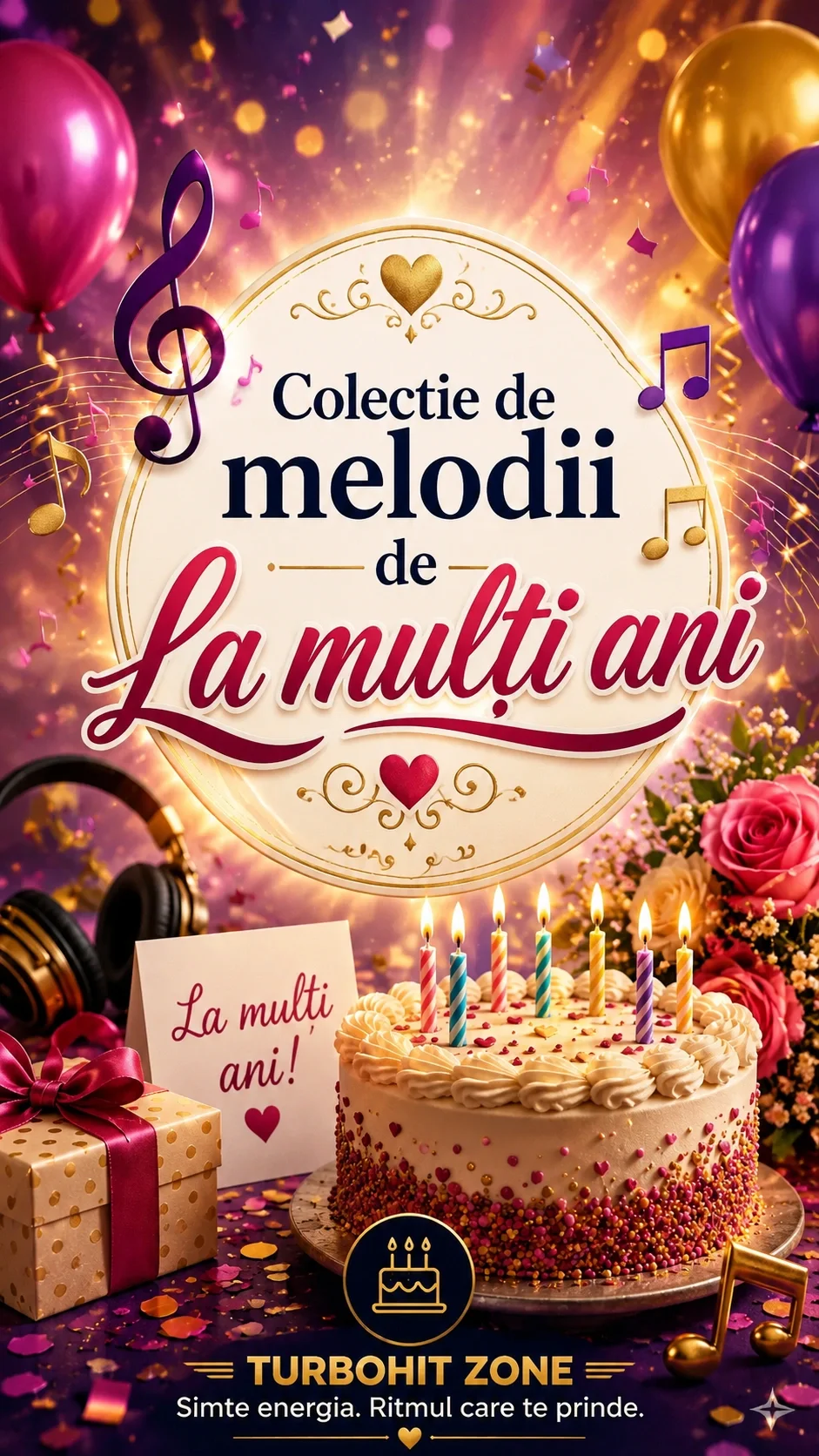 Melodii de La mulți ani | Cântece pentru aniversări