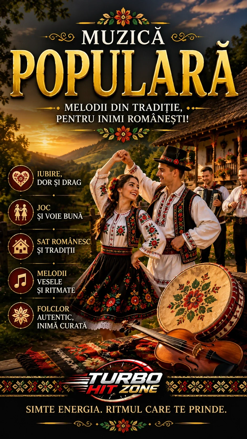 Muzică Populară | Melodii Populare | TurboHit Zone