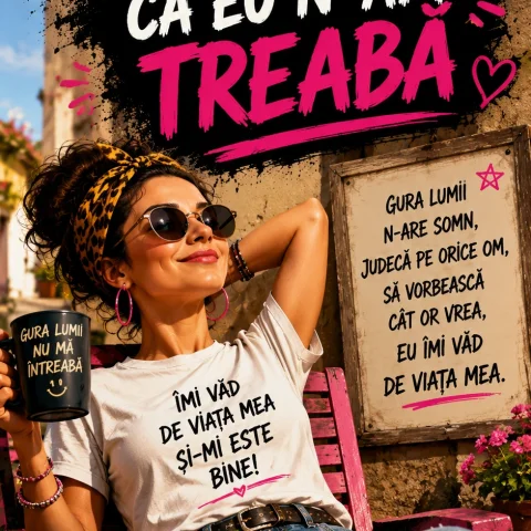 Vorbiți, că eu n-am treabă – melodie satirică despre gura lumii și răutate