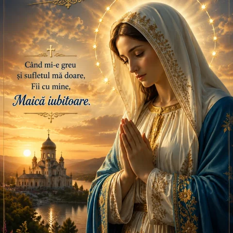 Maică Sfântă, ocrotește-mă | Cântec religios de rugăciune și ocrotire