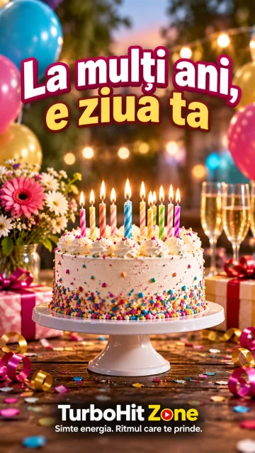 La mulți ani, e ziua ta | Melodie aniversară | TurboHit Zone