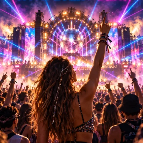 We Rise with Every Beat D | Disco EDM Festival Anthem | TurboHit Zone