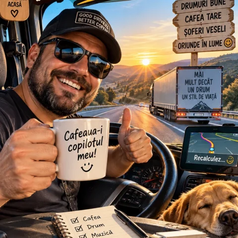 Fără cafea nu plec la drum | Melodie amuzantă pentru șoferi | TurboHit Zone