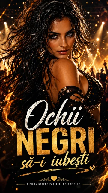 Ascultă „Ochii negri să-i iubești”, melodie de dragoste