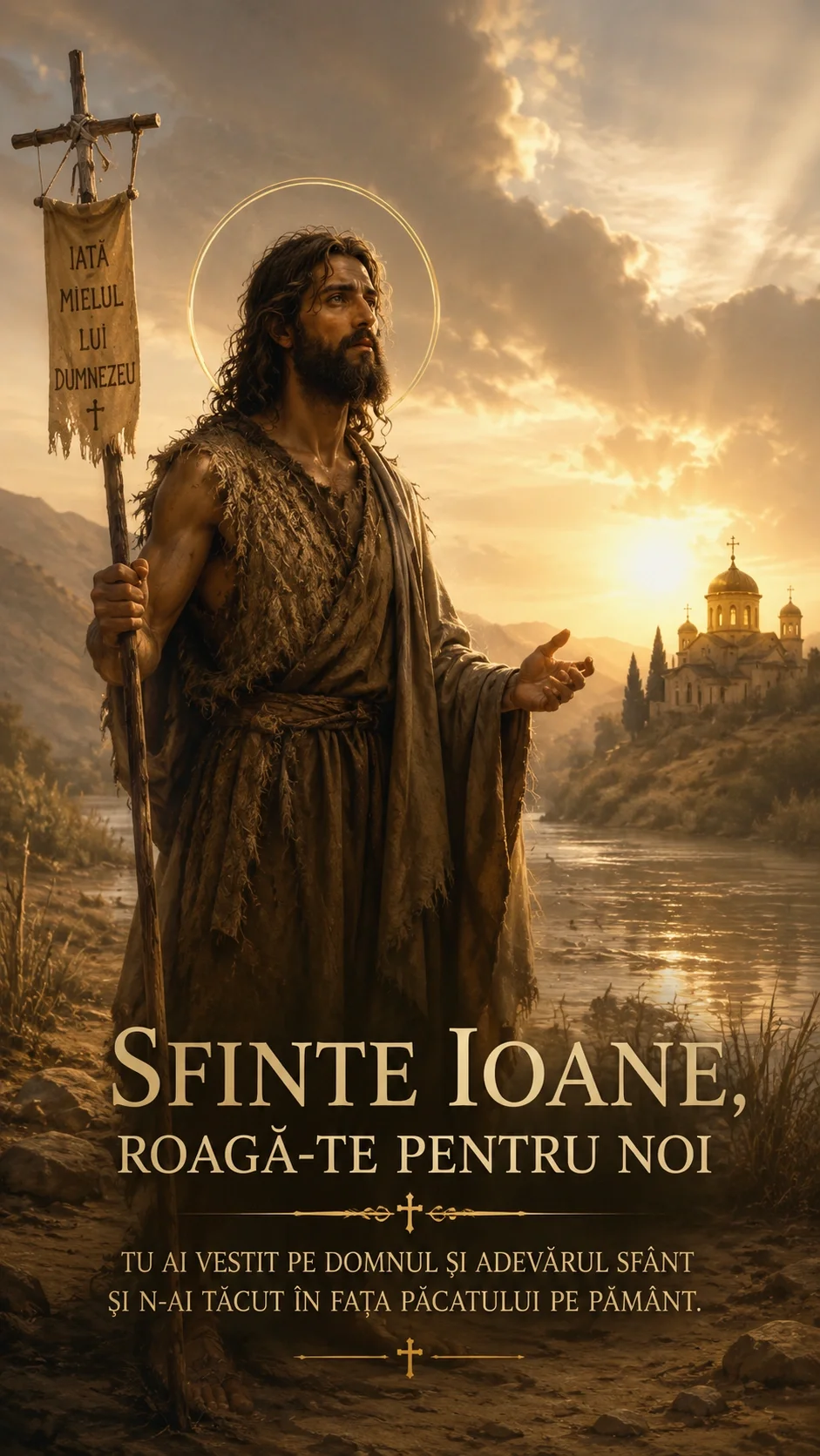 Sfinte Ioane, roagă-te pentru noi | Cântec religios pentru Sfântul Ioan Botezătorul