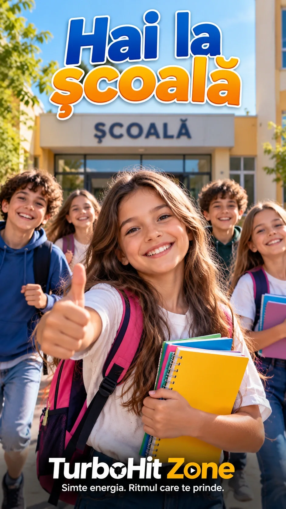 Hai la școală | Melodie veselă pentru copii și școală | TurboHit Zone