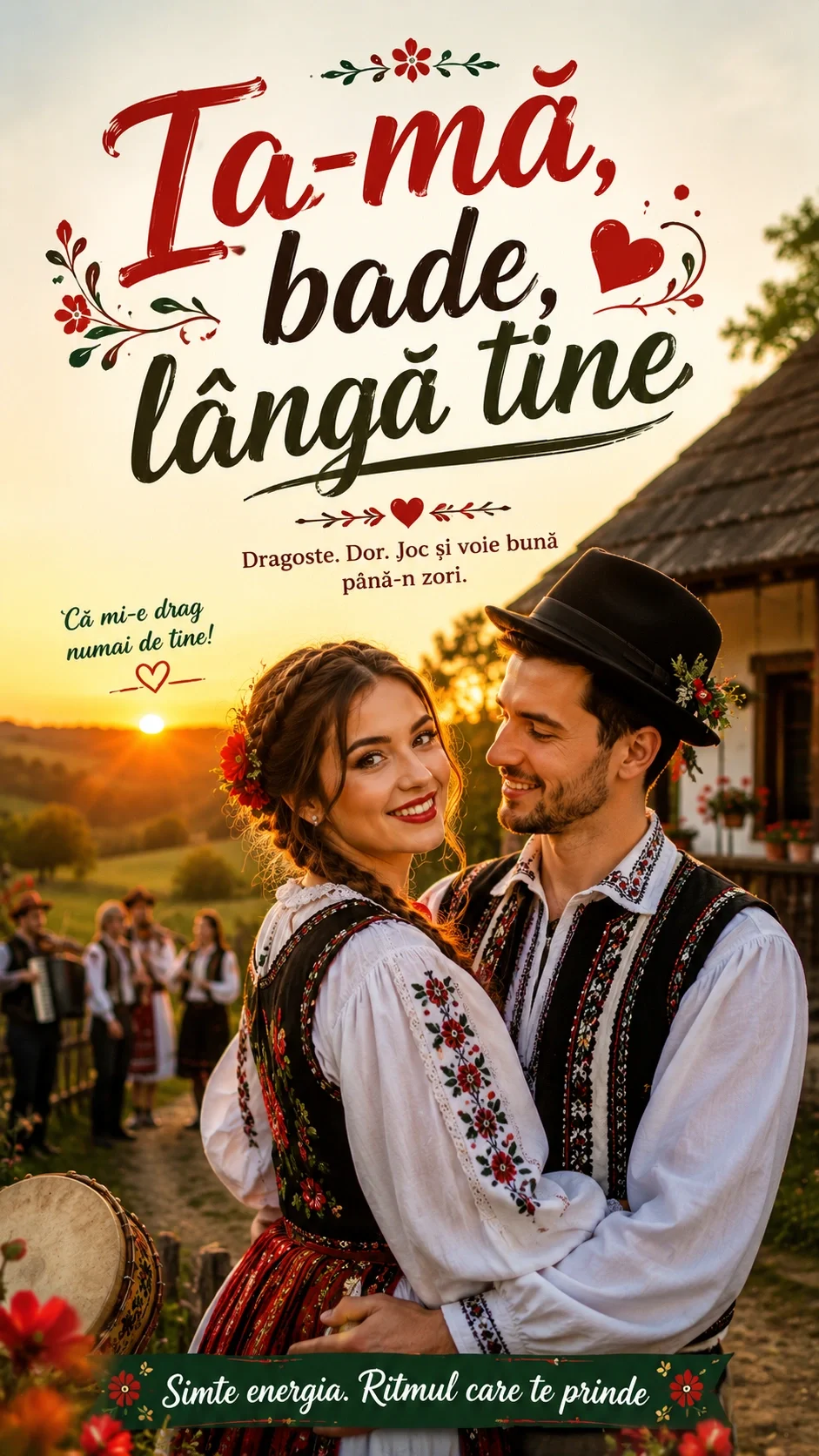 Ia-mă, bade, lângă tine – melodie etno de dragoste