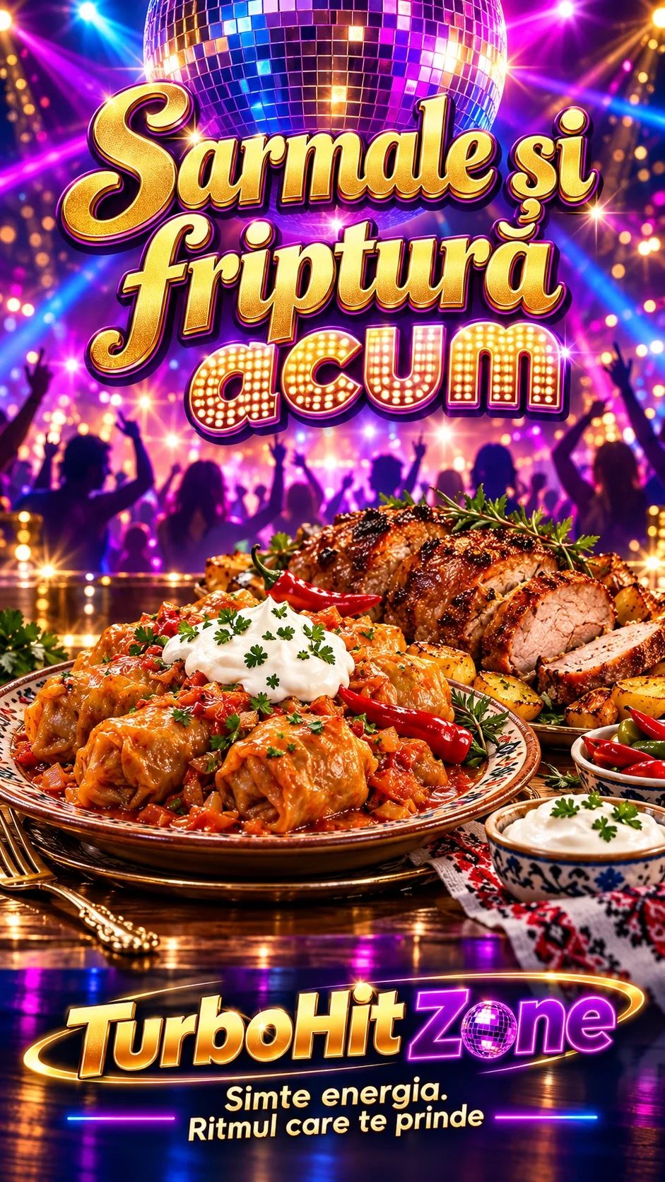 Sarmale și friptură acum | Melodie veselă | TurboHit Zone