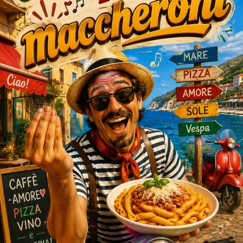 Mamma mia, maccheroni! | Melodie comică în stil italian | TurboHit Zon